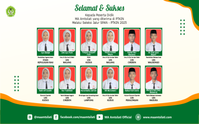 Murid MA Amtsilati Bangsri Lolos SPAN-PTKIN 2025