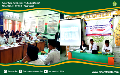 Rapat Awal Tahun Dan Pembagian Tugas Ajaran Baru 2024/2025 MA Amtsilati Bangsi, Jepara:  Kurikulum Merdeka, Dukungan, Kreatifitas , Dan Inovasi Mengajar